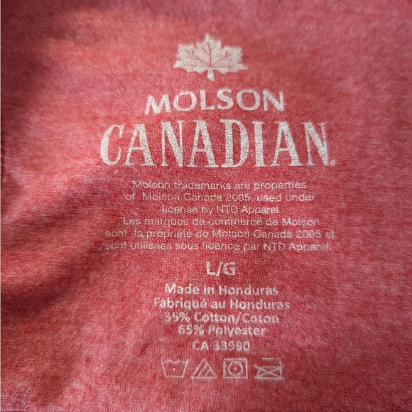 ❤️ 3/$25 Molson Canadian beer tank top bottles cans summertime layering vacation - Picture 4 of 4